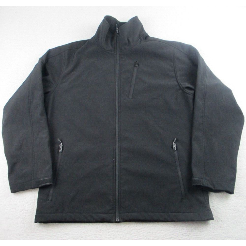 Iceburg Outerwear Jacket Mens Medium Full Zip Softshell Pockets Outdoor Hiking M